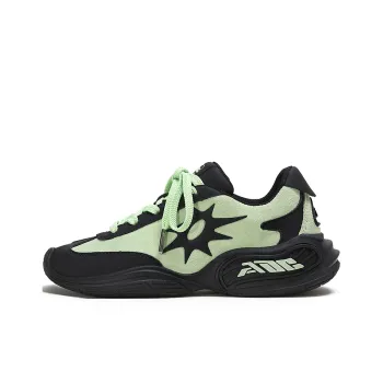 ADCDAVINCI Sun Collection Anti Slip Wear Resistant Low Top Chunky Sneakers Unisex Parrot Green