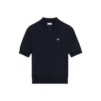CELINE Triomphe Polo In Fine Cotton