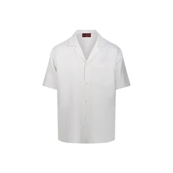 GUCCI FW25 Lido Collection Shirt Men's White
