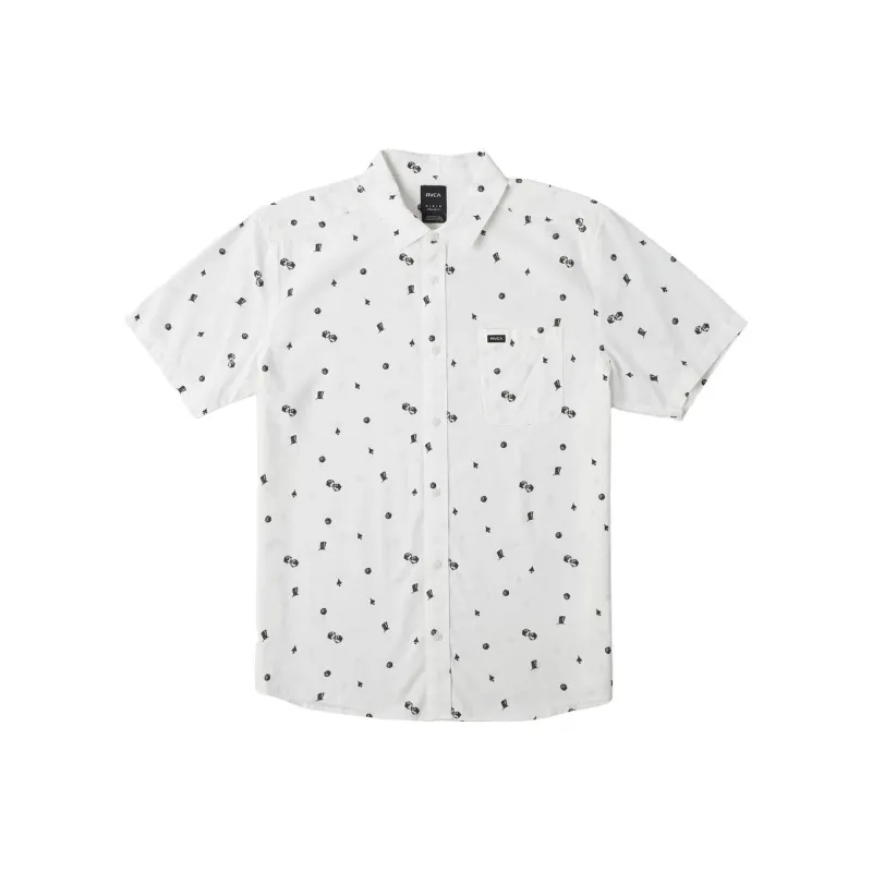 RVCA Shirts Men White-0