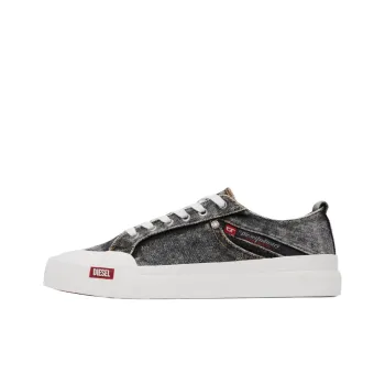 DIESEL S Athos Low Top Canvas Shoes Men's Gray