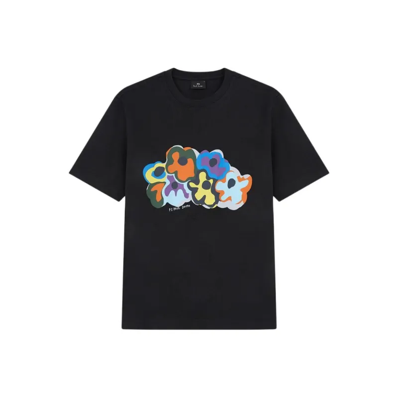 Paul Smith Floral Printed Crewneck T Shirt-0