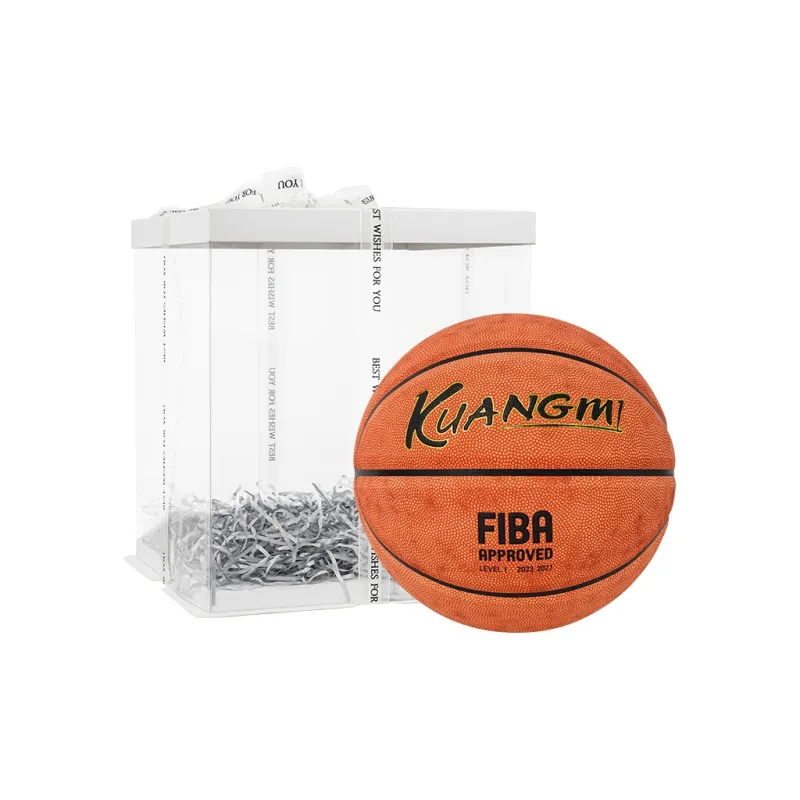 Kuangmi PU Basketball Brown Size 7 Ball Street Training Competition Unisex-41
