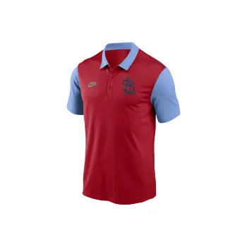 Nike MLB Collaboration St. Louis Cardinals Cooperstown Franch Polo Shirt St. Louis Cardinals Men's Red