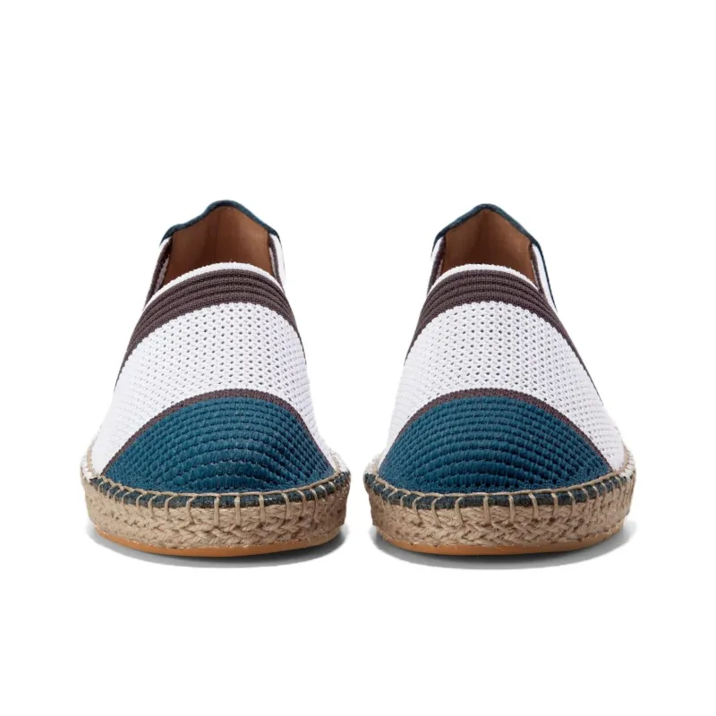 COLE HAAN Casual Single Shoes Women's White Blue Brown-3