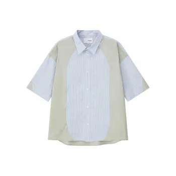 YOSHIYOYI Shirts Men Blue