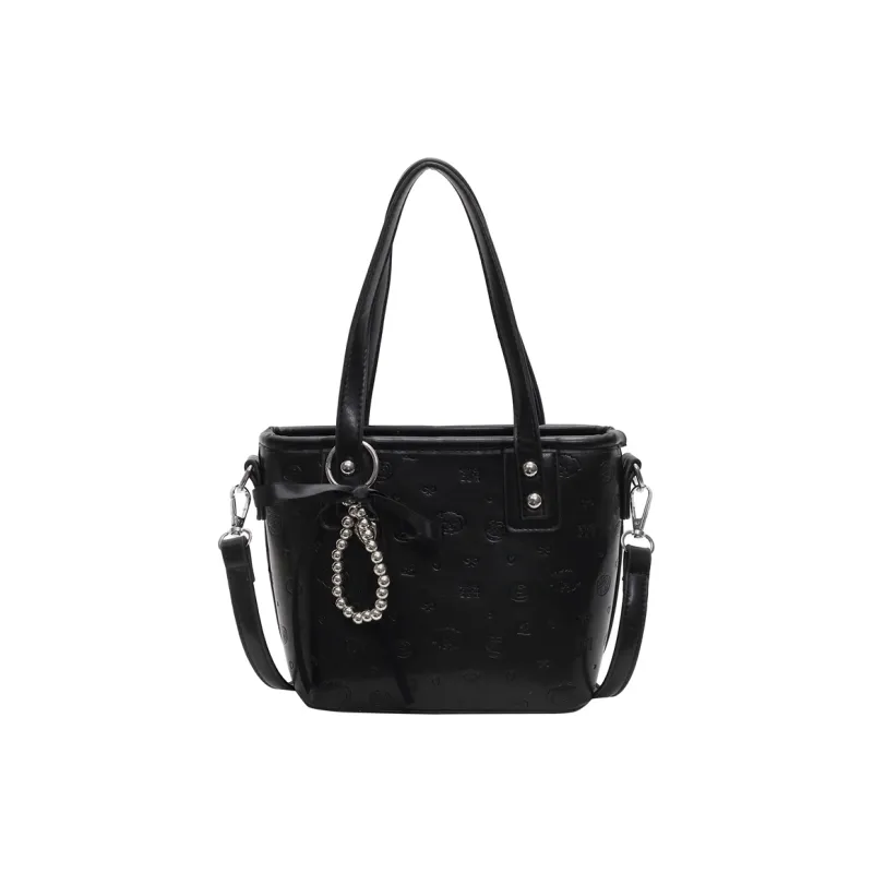 Yalu PU One Shoulder Handbag Women's Black/Pink/Blue/White-1