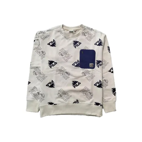 FILA Sweatshirt Men's Beige Yellow