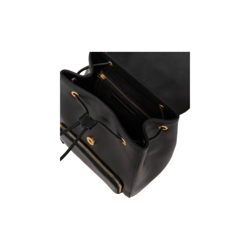 KARL LAGERFELD K/SIGNATURE Cow Leather Backpack Women's Black-3