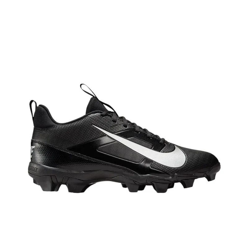 Nike Alpha Menace 4 Cushioning Abrasion Resistant Breathable Soccer Shoes Unisex Black White-1
