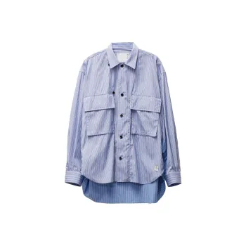 Sacai Shirts Men Blue
