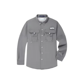 Columbia PFG Shirts Unisex Gray