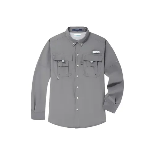 Columbia PFG shirts shirt Unisex Gray