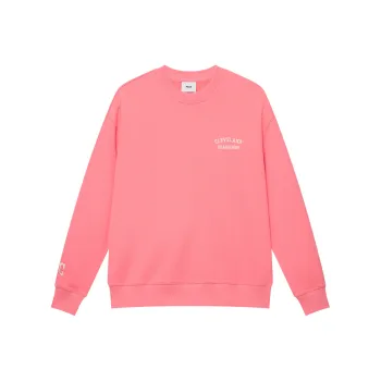 MLB Basic Collection Cleveland Indians Sweatshirt Unisex Pink