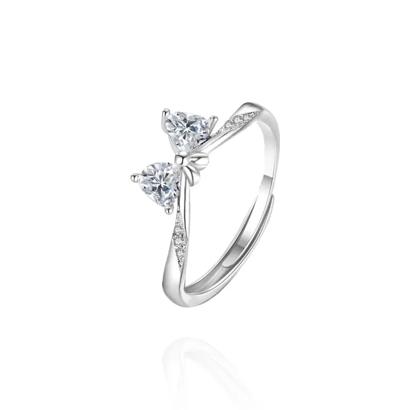 NUSQ Sterling Silver Rings Women's-8