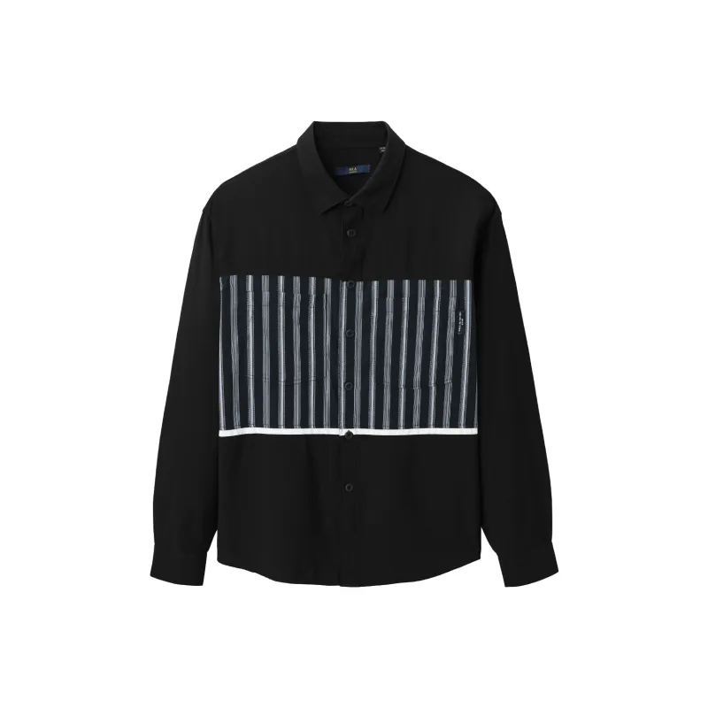 HLA Shirts Men Black Trim 02-0