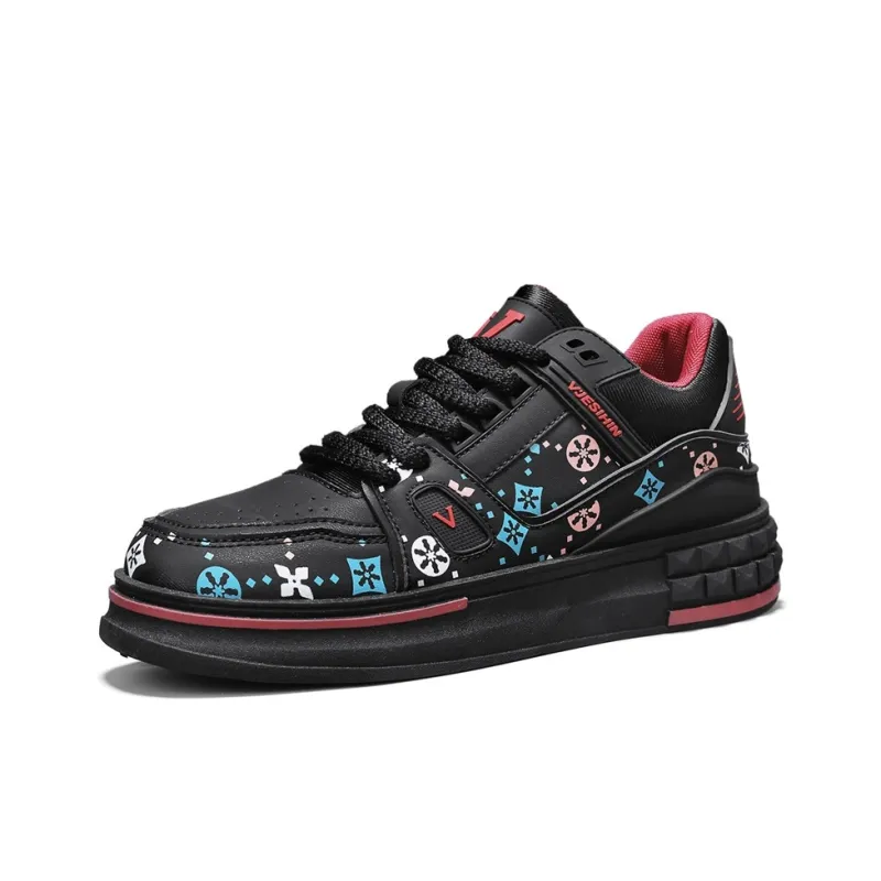 OUGLEMEN Cushioning, Lightweight, Breathable Low Top Skateboard Shoes Men's Box-8