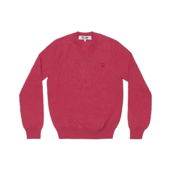 CDG Play Sweaters Men Pink