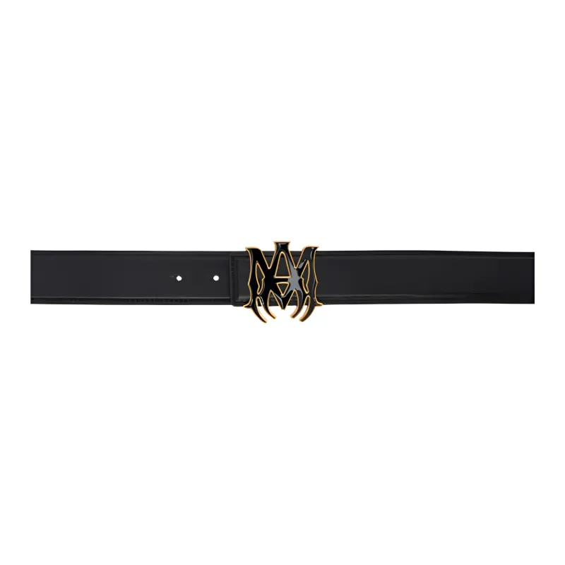 AMIRI Leather Leather Belts Men's Black Width: 4CM-0