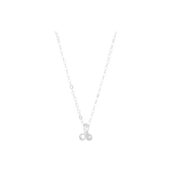 ZURY S925 Silver Collarbone Chain Necklace Women's Silver