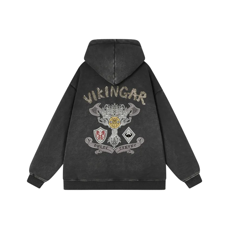 FAKE VINTAGE Sweatshirt Unisex Black-0