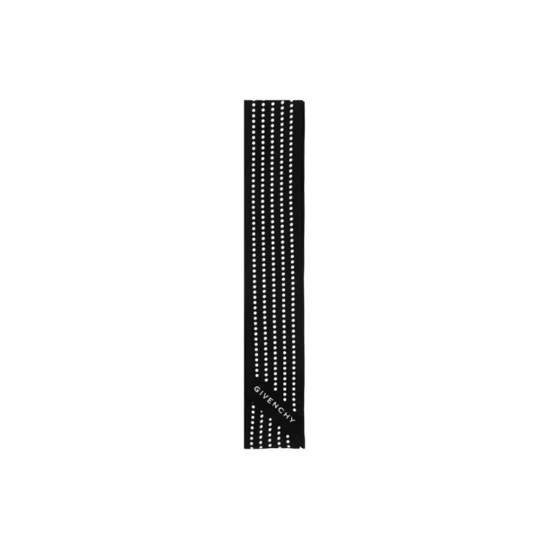 Givenchy Silk, Silk Scarves Unisex Black-1