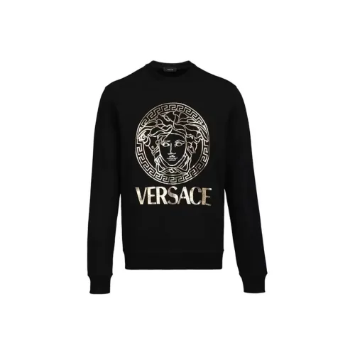 VERSACE SS24 Sweatshirt Men's Black