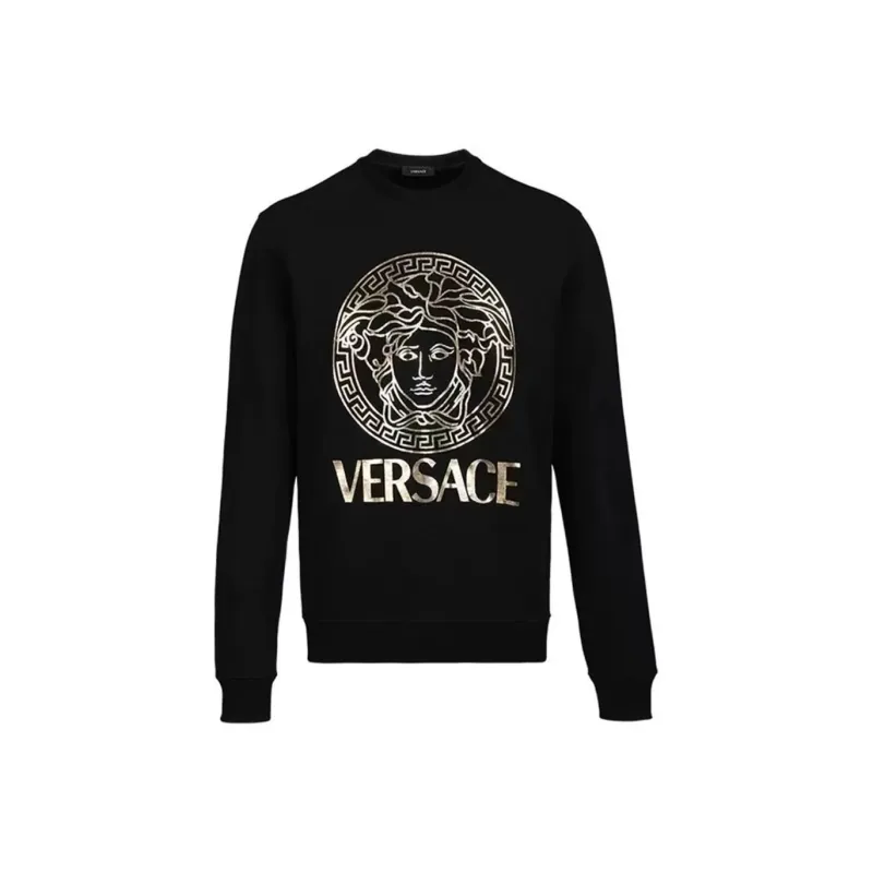 VERSACE SS24 Sweatshirt Men's Black-0