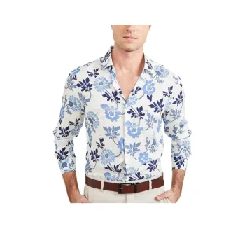 GUESS Eco Benny Paul Shirt Shirt Men's Blue