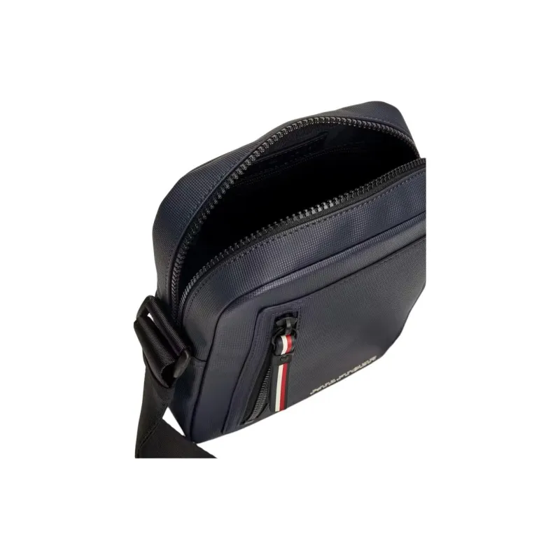 Tommy Hilfiger Polyurethane Reporter Bag Shoulder Bag Crossbody Bag Small Size Men's Dark Blue-2