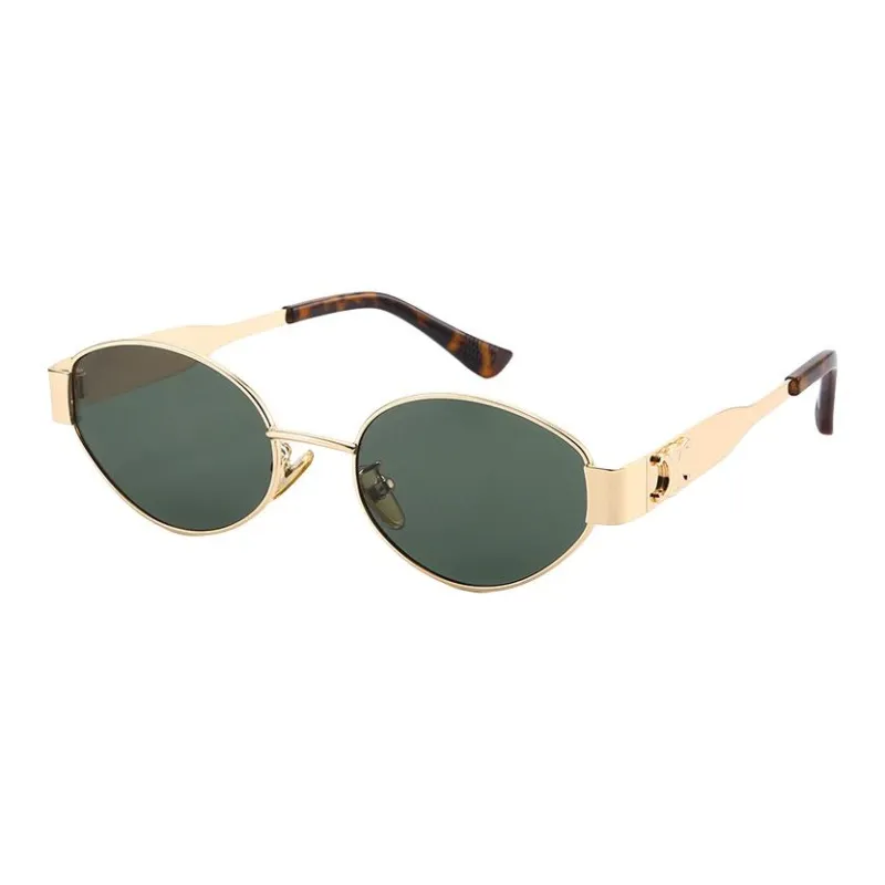MITHAOL KUSC Β Titanium Oval Sunglasses Unisex-4