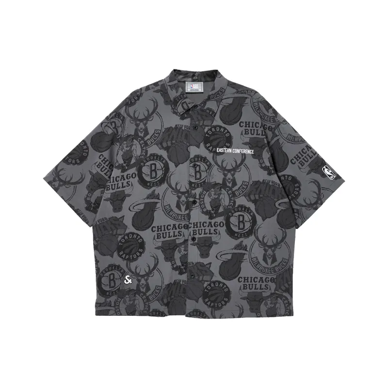 JACK JONES· JACK & JONES X NBA Co brand Shirt Men's E40 Black-0