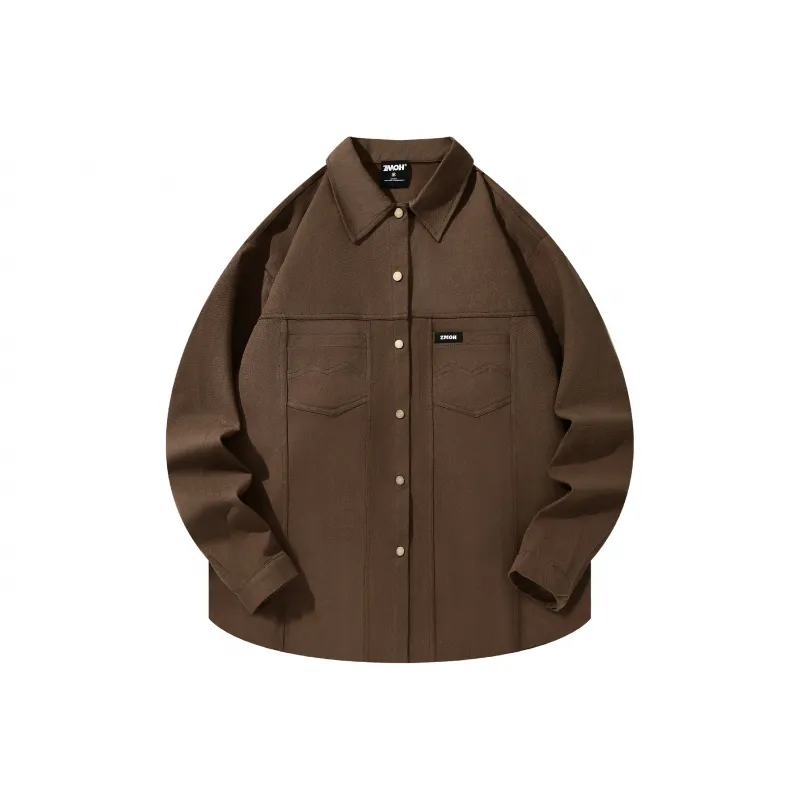 ZMOH Plain Net Series Shirts Unisex-0