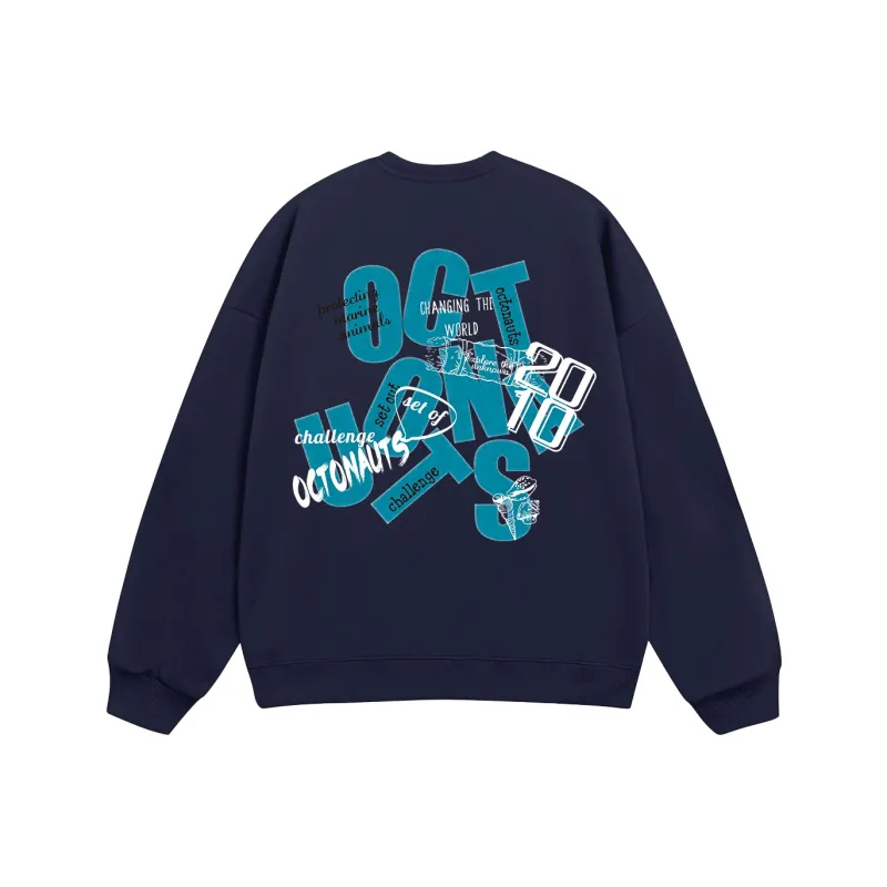 Small Columns Under The Sea Sweatshirt Unisex-11