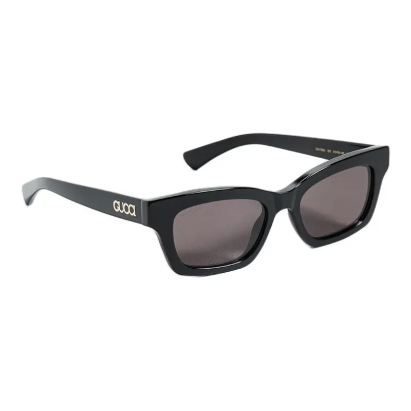 GUCCI Acetate Square Sunglasses Unisex Black-1