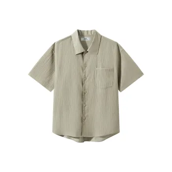 GXG Short Sleeved Shirt Men's Brown Gray