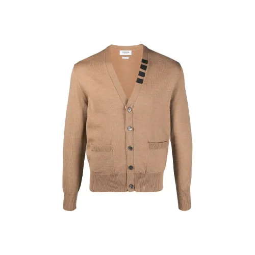 THOM BROWNE 4 Bar V neck Cardigan