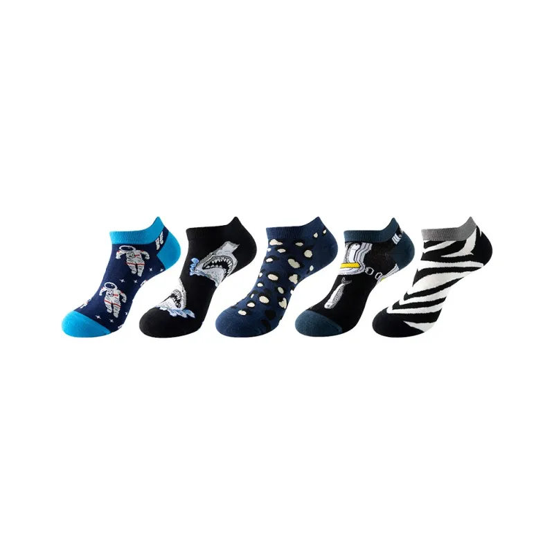 SOIE No Show Socks Unisex 5 Pack-0