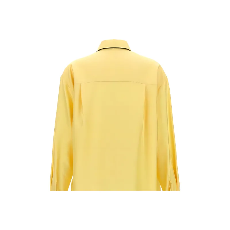 BALLY Contrast Seam Buttoned Shirt-4