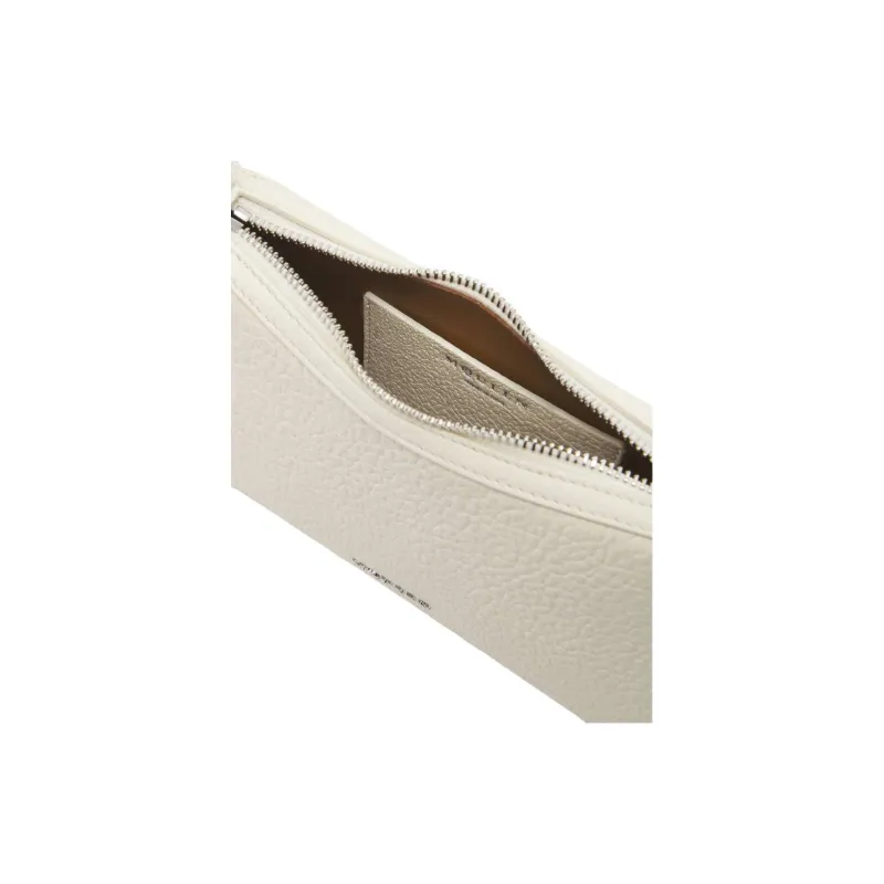 Alexander McQueen T Bar Lambskin Handbag Mini Women's Cream-4