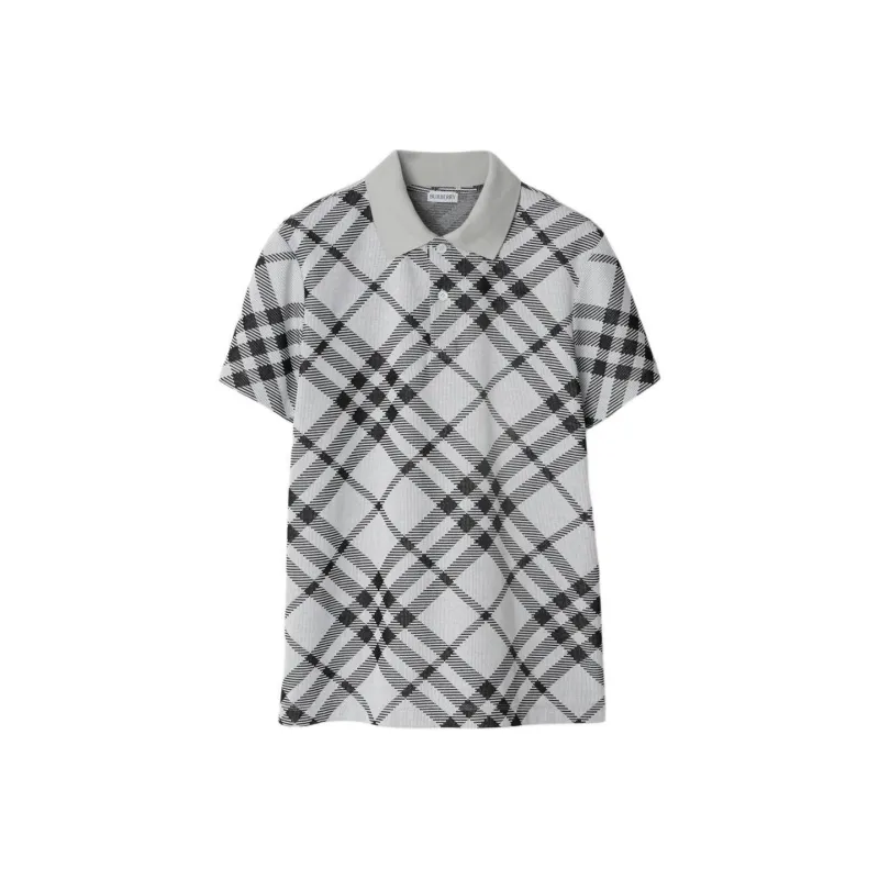 Burberry Nova Check Short Sleeved Polo Shirt-0