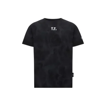 TSMLXLT T Shirt Men's Black Tie Dye