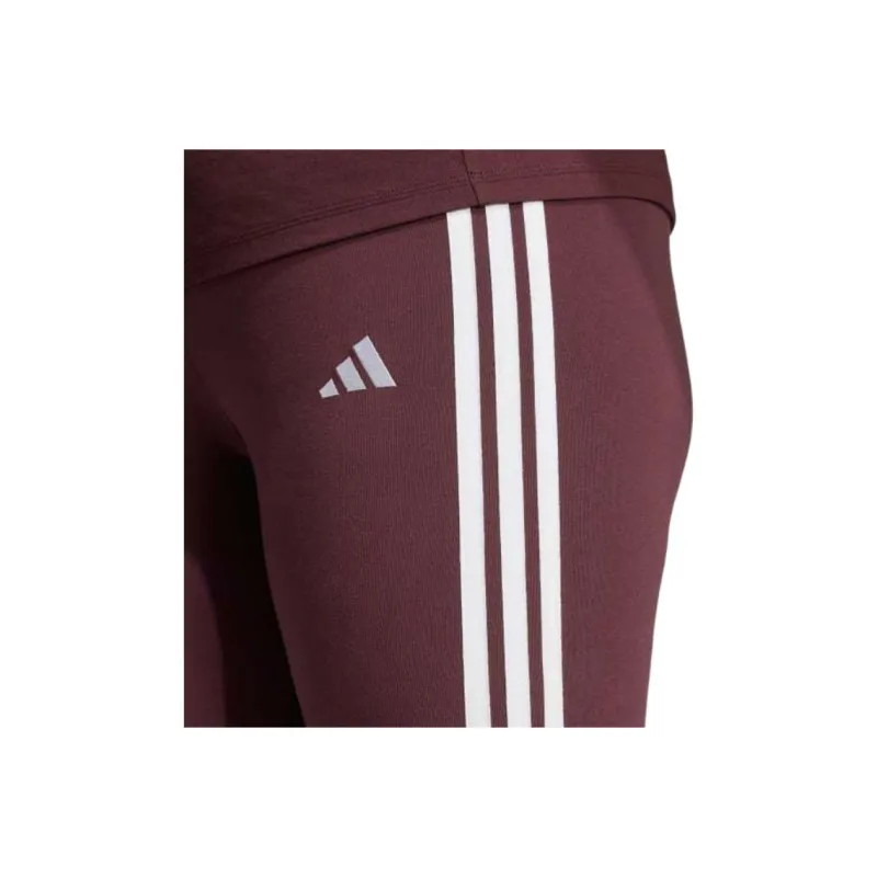 Adidas Free Shipping With AdiClub Essentials 3 Stripes Cotton Leggings Plus Size-4