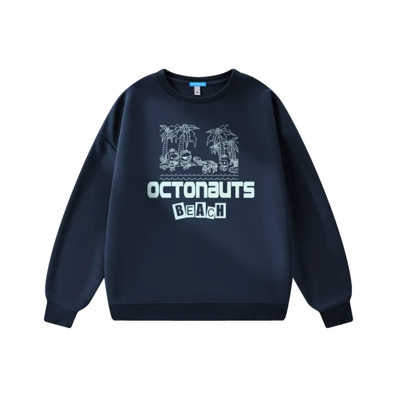 Small Columns Under The Sea Sweatshirt Unisex-2