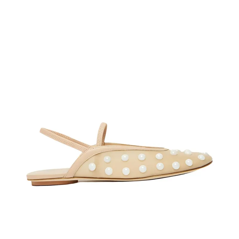 WEEKEND MaxMara Casual Single Shoes Women's Beige-1