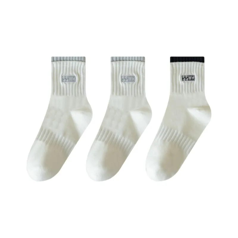PLANDOO Mid Calf Socks Women's 3 Pack-14