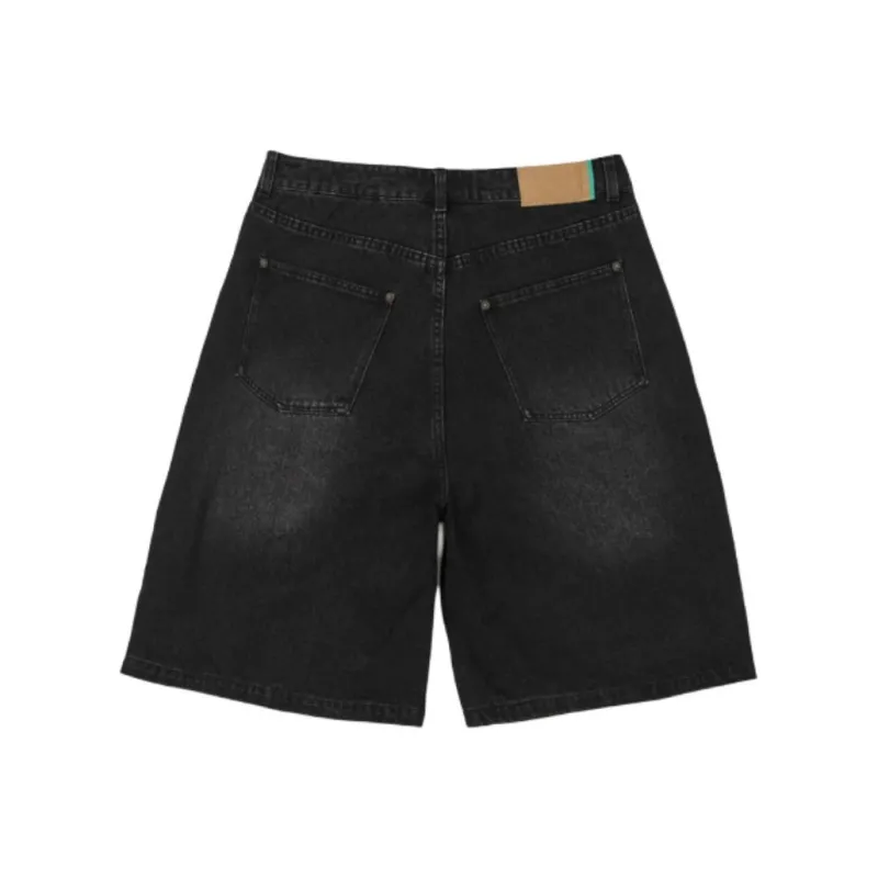 Mmlg Denim Shorts Unisex Black-1