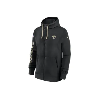 Nike New Orleans Saints Sideline Team Issue Club Men's Nike Full Zip Hoodie