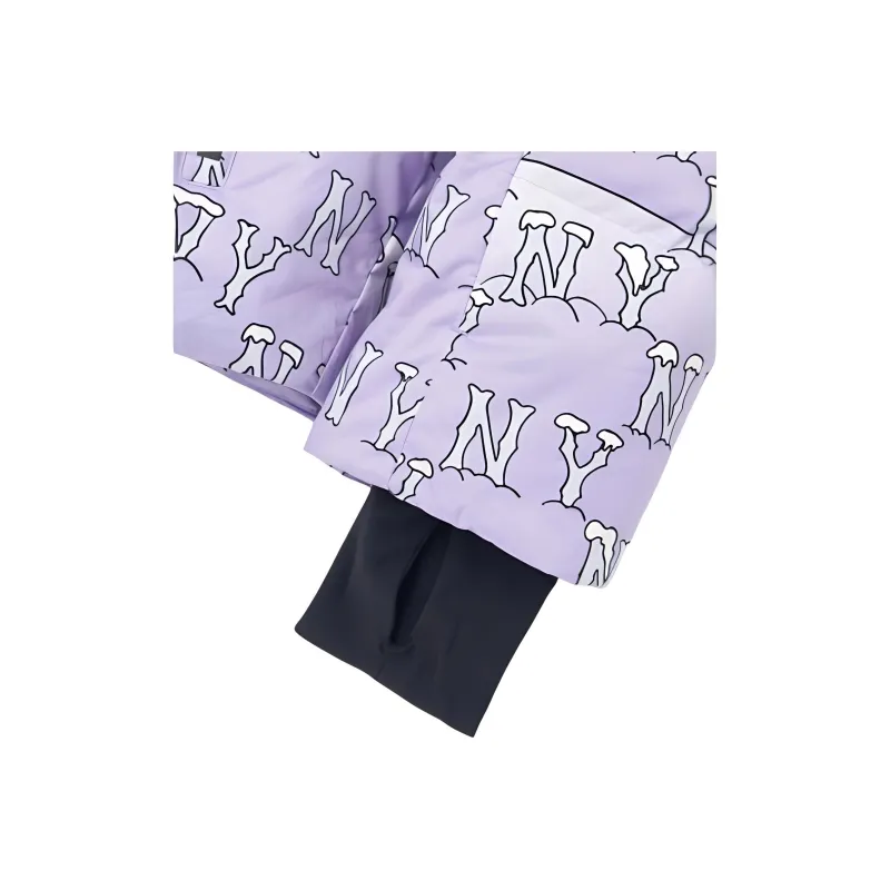 MLB New York Yankees Down Jacket Women's Purple-3