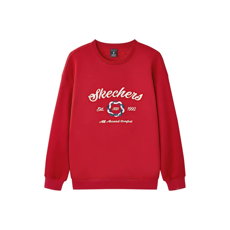 Skechers New Year Sweatshirt Men's Berry Red-0